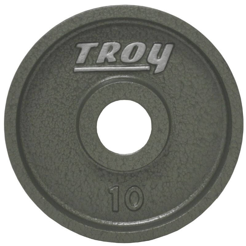 HO  TROY Wide Flange Premium Grade Machined Olympic Plate Gray 10 lb