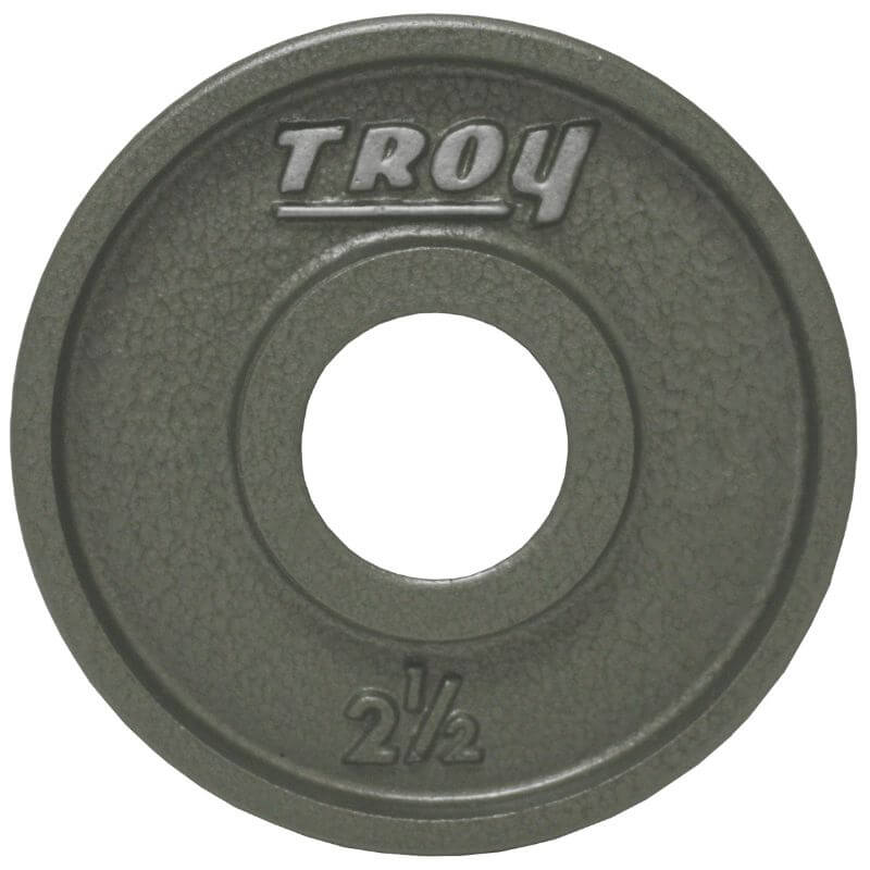 HO  TROY Wide Flange Premium Grade Machined Olympic Plate Gray 2.5 lb