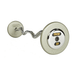 HZB-CTROY Pro Style Curl Barbell-Hammer-tone Gray Chrome End Caps