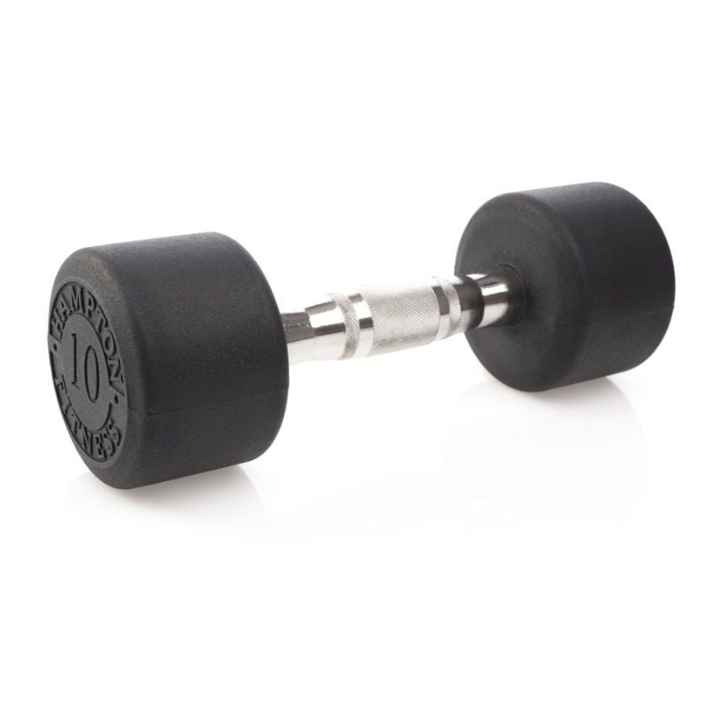 Hampton Dura-Pro Urethane Dumbbell 10 lbs on a white background