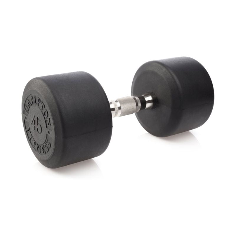 Hampton Dura-Pro Urethane Dumbbell 45 lbs on a white background