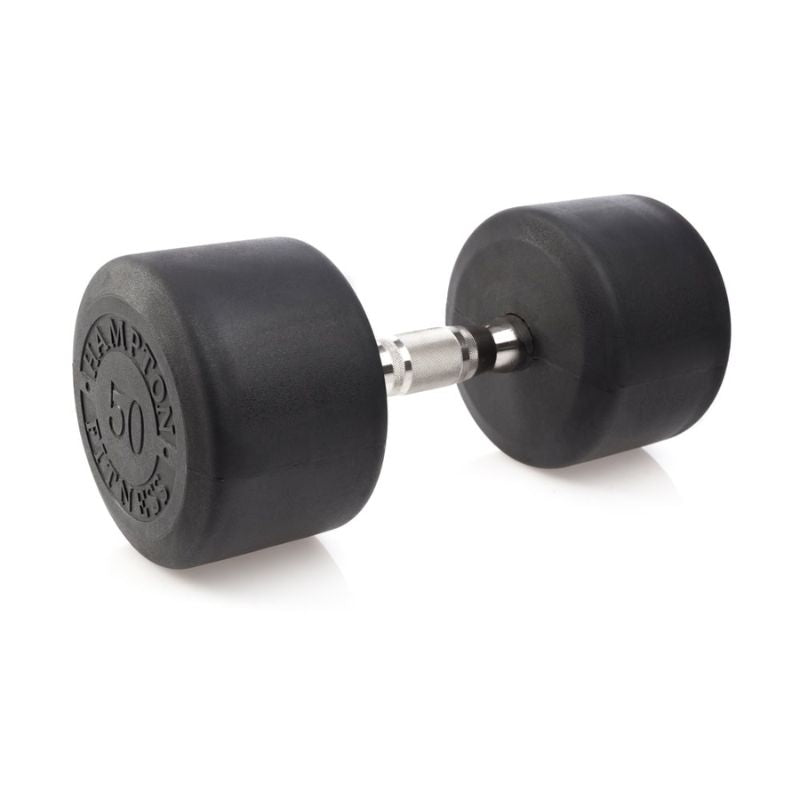Hampton Dura-Pro Urethane Dumbbell 50 lbs on a white background