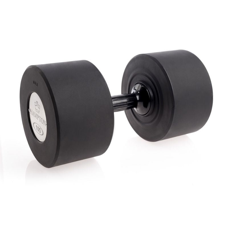 Hampton Fitness Gel-Grip® Urethane Dumbbells 105 lbs on a white background