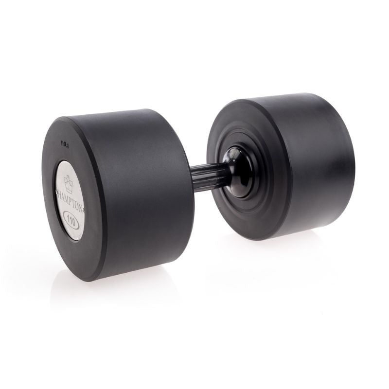 Hampton Fitness Gel-Grip® Urethane Dumbbells 110 lbs on a white background