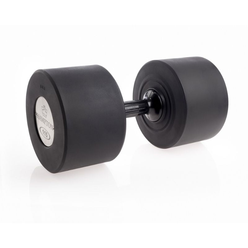 Hampton Fitness Gel-Grip® Urethane Dumbbells 115 lbs on a white background