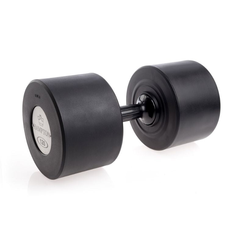 Hampton Fitness Gel-Grip® Urethane Dumbbells 120 lbs on a white background