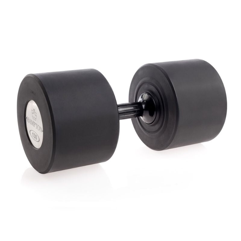 Hampton Fitness Gel-Grip® Urethane Dumbbells 130 lbs on a white background