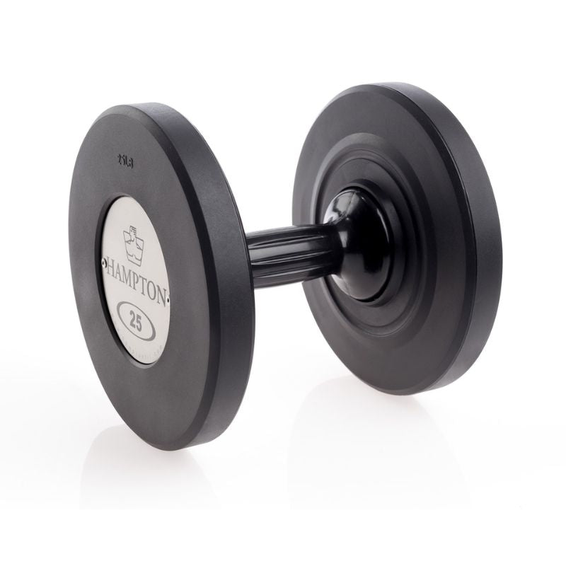Hampton Fitness Gel-Grip® Urethane Dumbbells  25 lbs on a white background