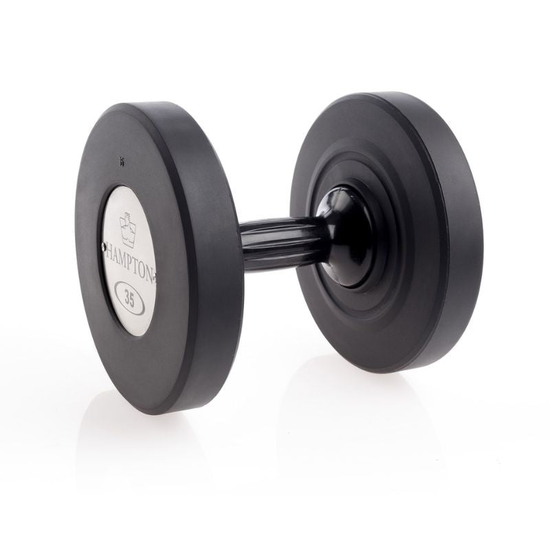 Hampton Fitness Gel-Grip® Urethane Dumbbells 35 lbs on a white background