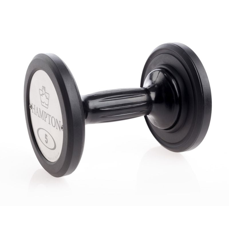 Hampton Fitness Gel-Grip® Urethane Dumbbells 5 lbs on a white background