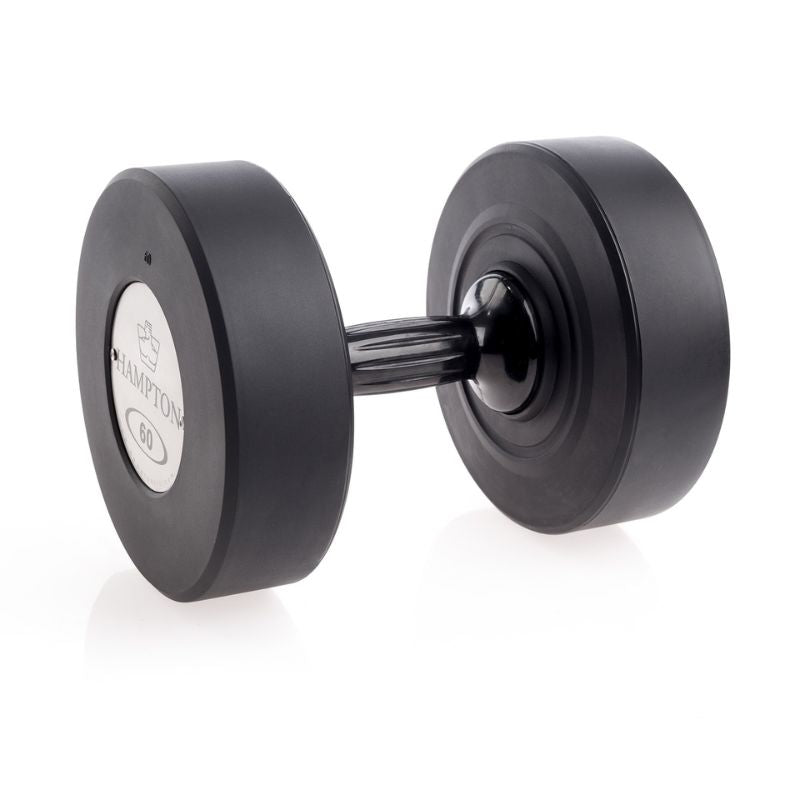 Hampton Fitness Gel-Grip® Urethane Dumbbells 60 lbs on a white background