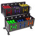 Hampton Fitness JELLY-BELL Urethane Aerobic Dumbbells _ Club Pack Six Front View