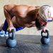 Hampton Fitness Traditional “Old School” Kettlebell Packs used in push ups