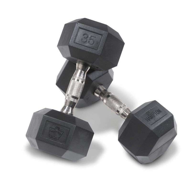 Hampton Dura-Bell® Urethane Dumbbells 35 lb Pair
