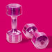 Hampton Fitness JELLY-BELL Urethane Aerobic Dumbbells _ 8 Pair Pack - 20 lb