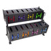 Hampton Fitness JELLY-BELL Urethane Aerobic Dumbbells _ Club Pack Eight -  Rack is Closed
