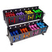 Hampton Fitness JELLY-BELL Urethane Aerobic Dumbbells _ Club Pack Eight Top View