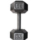 USA by Troy 6-Pair Iron Hex Dumbbells with A-Frame Rack - VERTPAC-IHD30