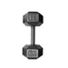 IHD USA by Troy Solid Iron Gray Cast Hex Dumbbell  35 lb