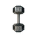 IHD USA by Troy Solid Iron Gray Cast Hex Dumbbell  45 lb