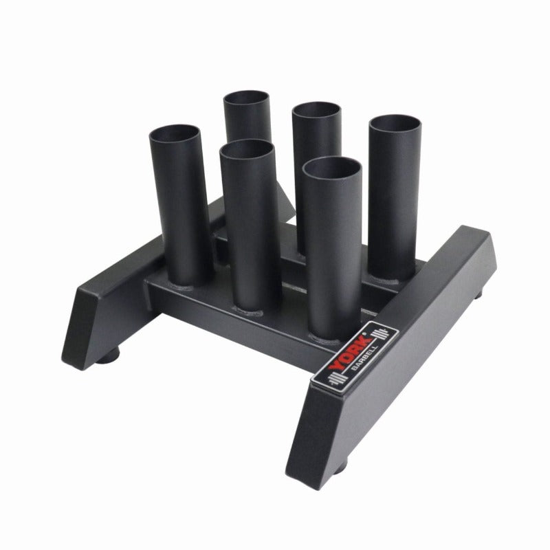York Olympic Bar Holder - Holds 6 Bars in 2 Rows - 6911