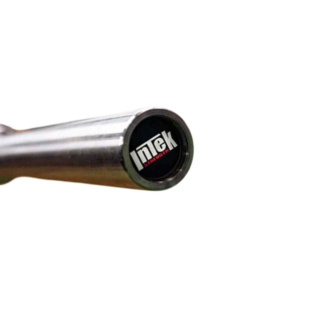 Intek Kraft Steel Olympic Bar Side Cap View 