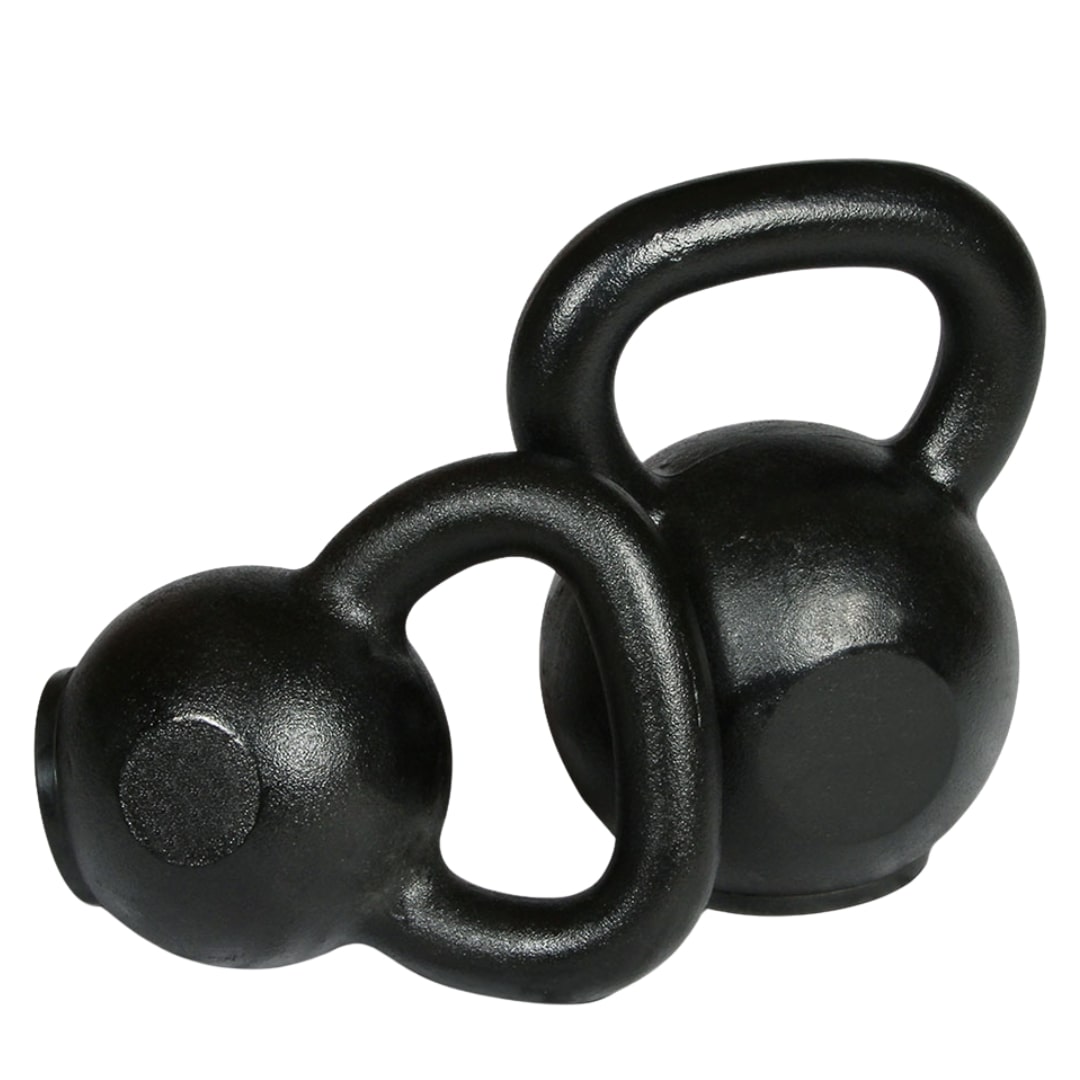 Intek Iron Kettlebells Pair in Black Color