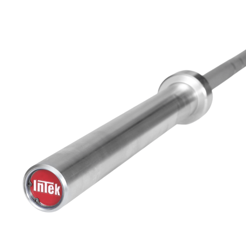 Intek Olympic Power Bar in 20kg Red Side Color Closer View 