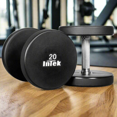 Intek Strength Armor Series Solid Urethane Dumbbell Sets 20 lbs in Pair