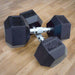 Intek Rubber Hex Dumbbells Set | RCHCRSET-005-075 45lbs Pair
