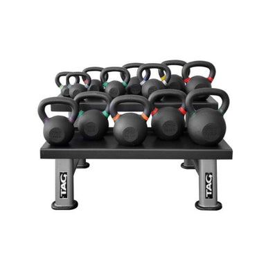 TAG Fitness Powder Coated Kettle Bell - Sample with Rack