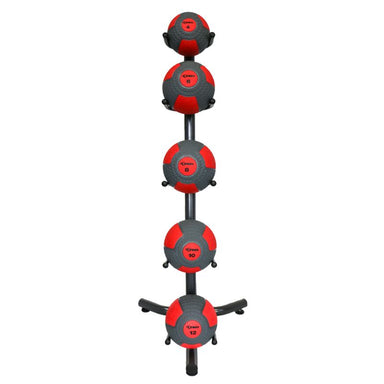 KO Commercial 5 Medicine Ball Rack with 4lb to 12 lb Medicine Ball