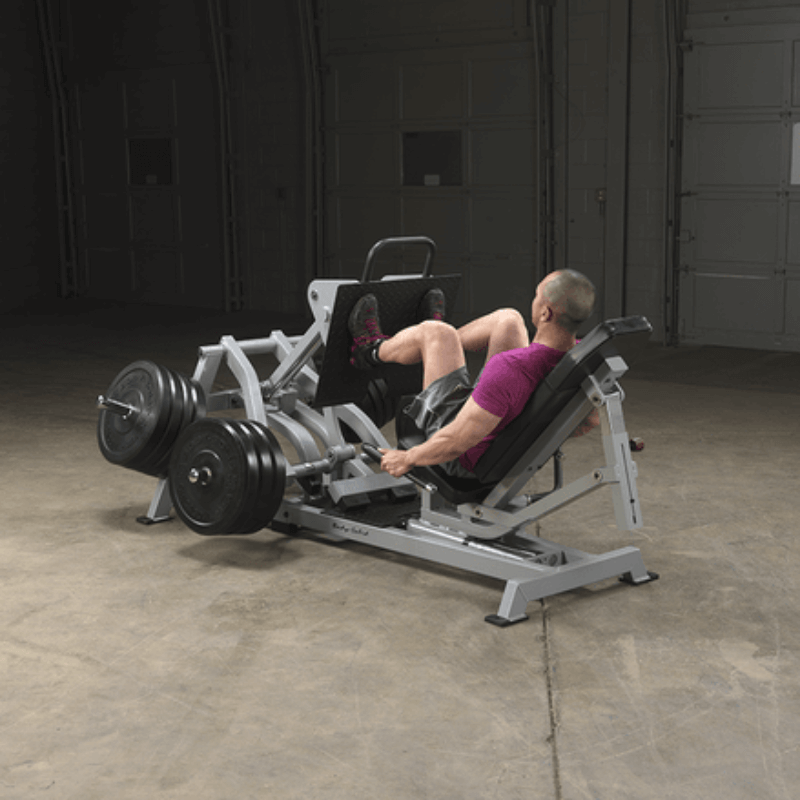 LVLP Body Solid Pro Clubline Leverage Leg Press Sample Exercise