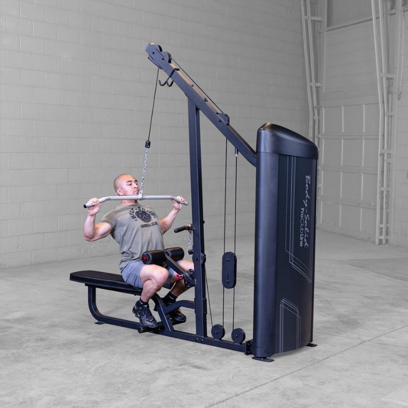 Lat Pulldown Workout using Body-Solid Pro ClubLine S2LATX Series 2 Lat and Mid-Row