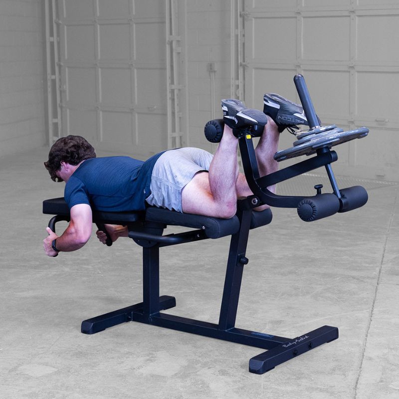Leg Curl workout using Body-Solid GLCE365B Leg Extension Curl Machine
