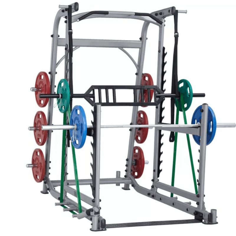 NOPR  Steelflex Olympic Press Power Rack Sample with Barbell