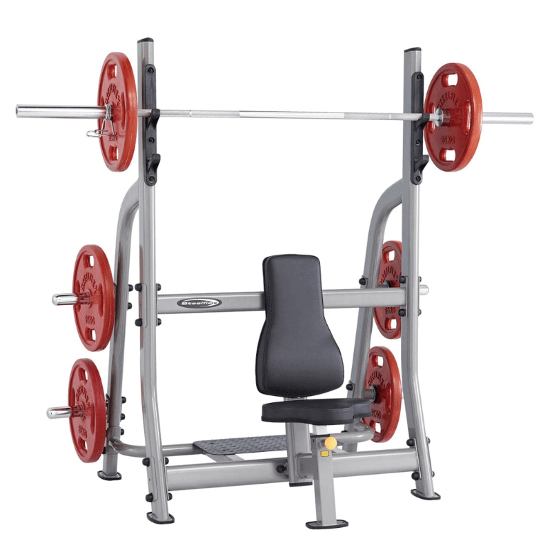 NOSB  Steelflex Olympic Shoulder Bench  Sample with Barbell