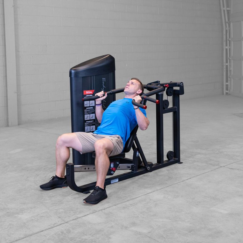 Netural Grip Incline Chest Press using Body-Solid Pro Clubline S2MPX Series 2 Multi-Press