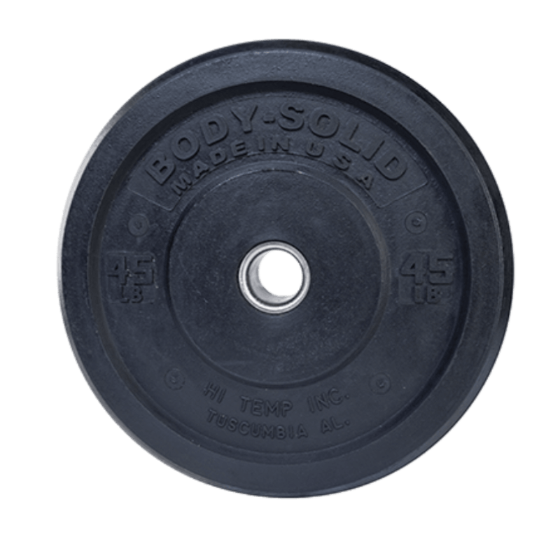 OBPH  Body Solid Black Bumper Plates 45 lb