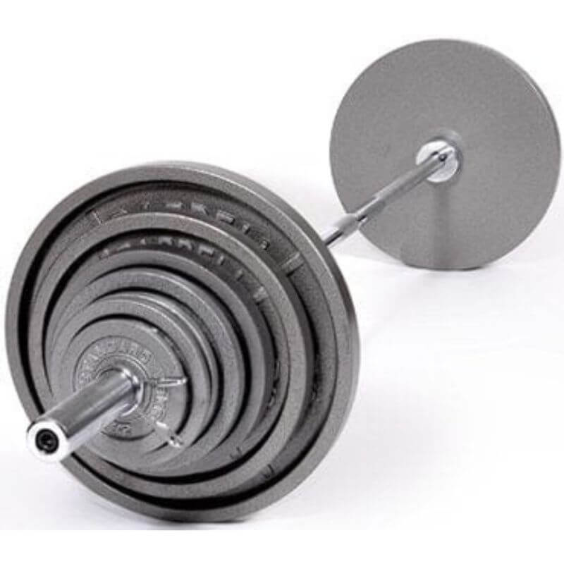 USA by Troy OSS-300 Olympic 300lb Weight Set Gray Plates with