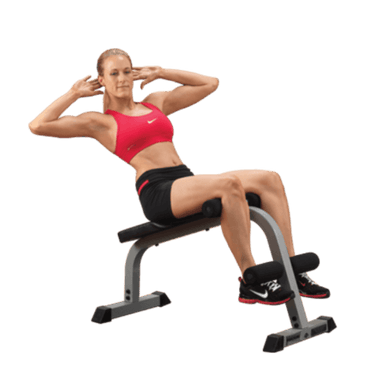 PAB139X  Body Solid Powerline Sit-Up Board Sample Exercise