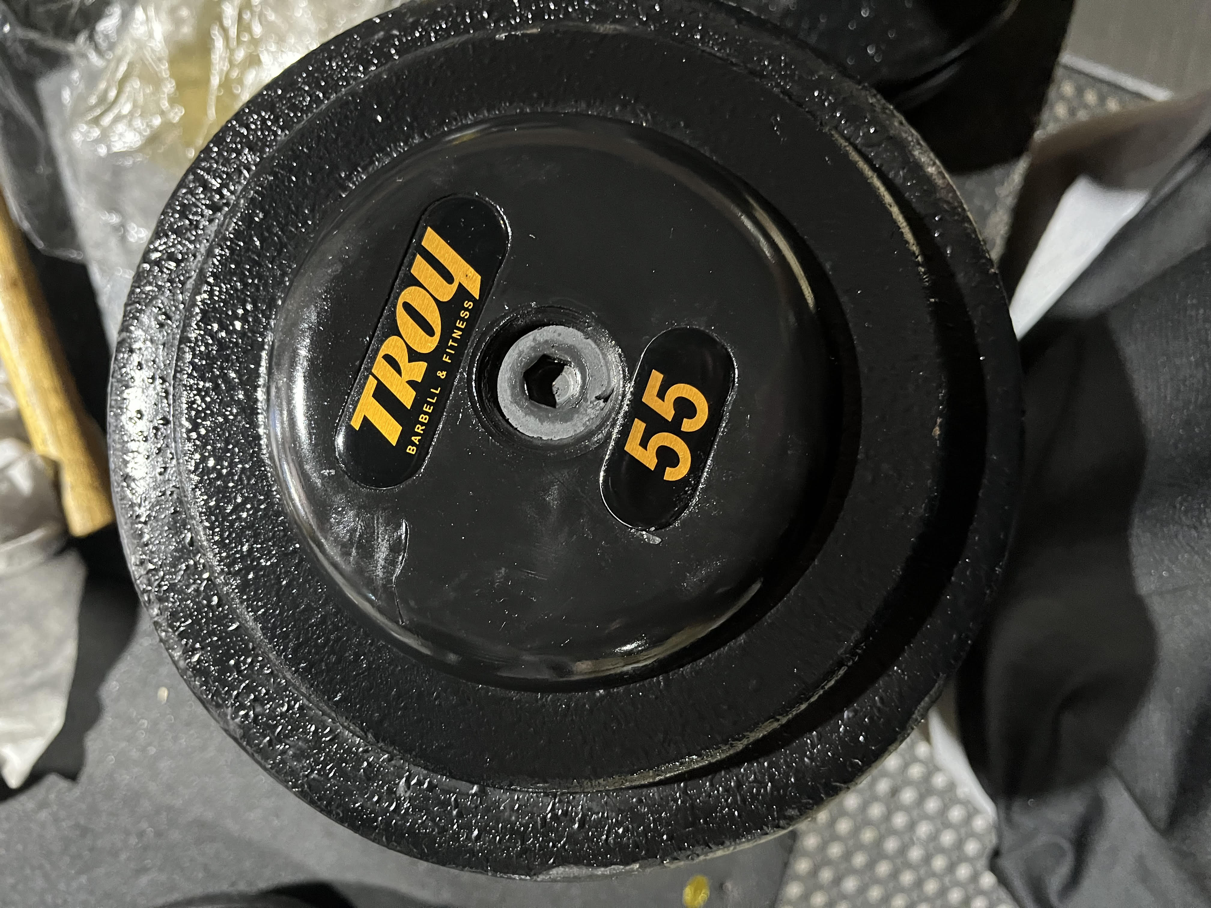 TROY PFD-R Pro-Style 5-150lb Dumbbell Set (Scratched)