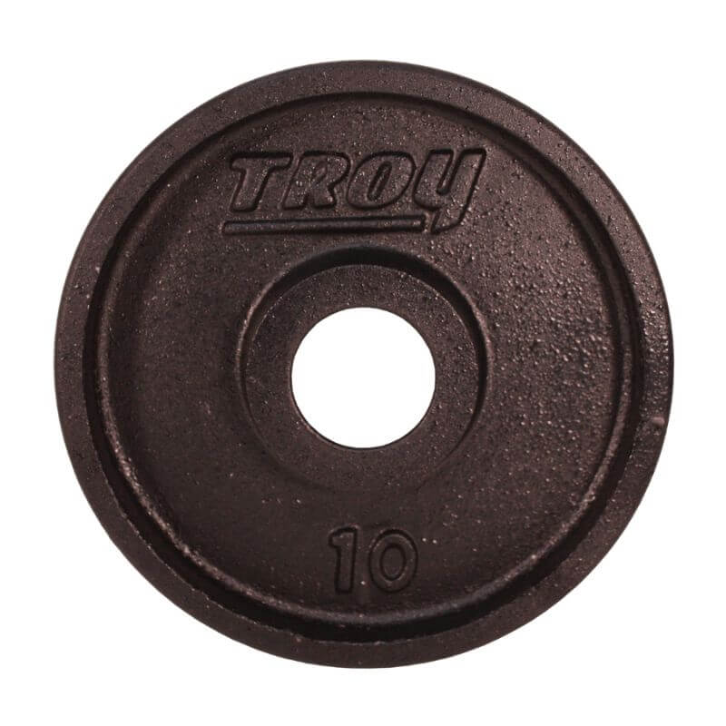 PO TROY Wide Flange Premium Grade Machined Olympic Plate Black 10 lb