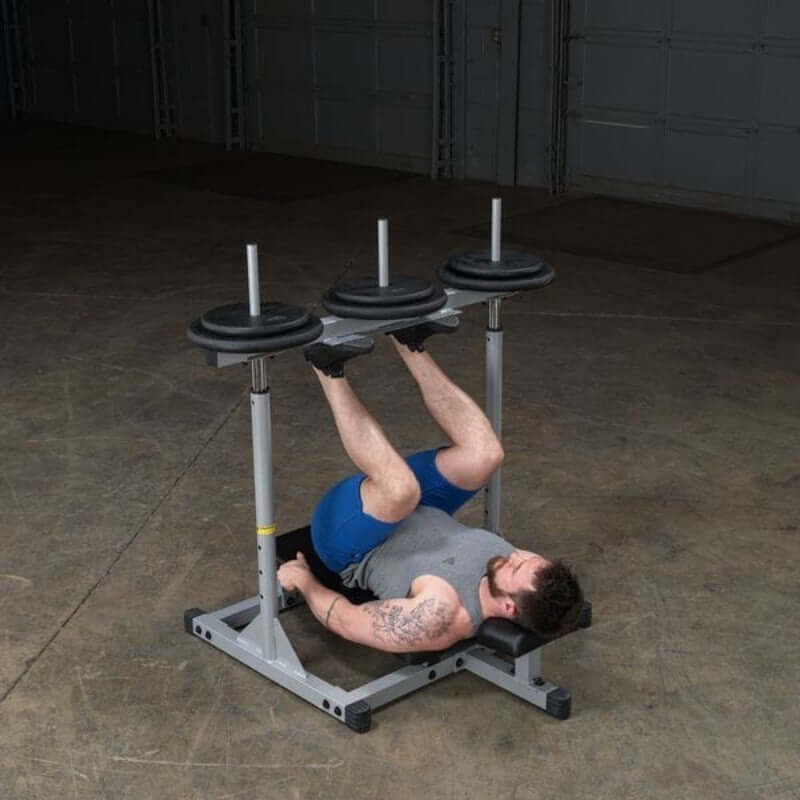 PVLP156X  Body Solid Powerline Vertical Leg Press Sample Exercise with Plate