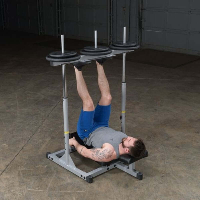 PVLP156X  Body Solid Powerline Vertical Leg Press Sample Exercise with Plate