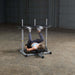 PVLP156X  Body Solid Powerline Vertical Leg Press Sample Exercise with Plate