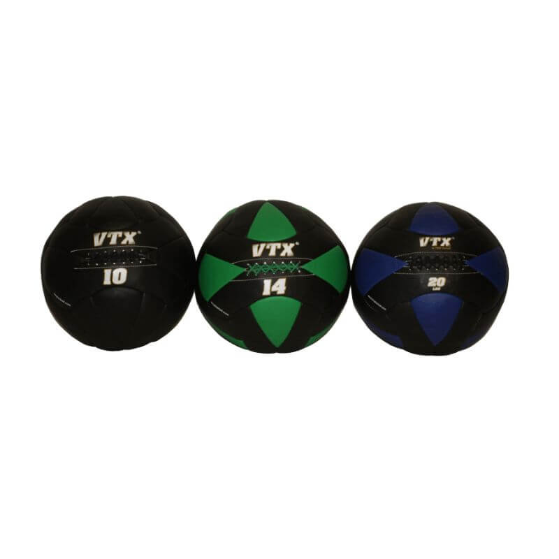 PWB Troy Leather Wall Ball 10lb 4lb and 20lb