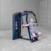 Pec Fly Starting position using  Body-Solid Pro Clubline S2PECX Series 2 Pec Fly & Rear Delt