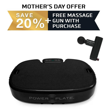 Personal Power Plate® + Free Massage Gun Black