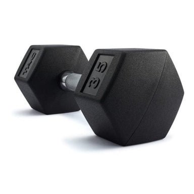 TAG Fitness  3-100lb  (Pair) and Set Rubber Hex Dumbbell